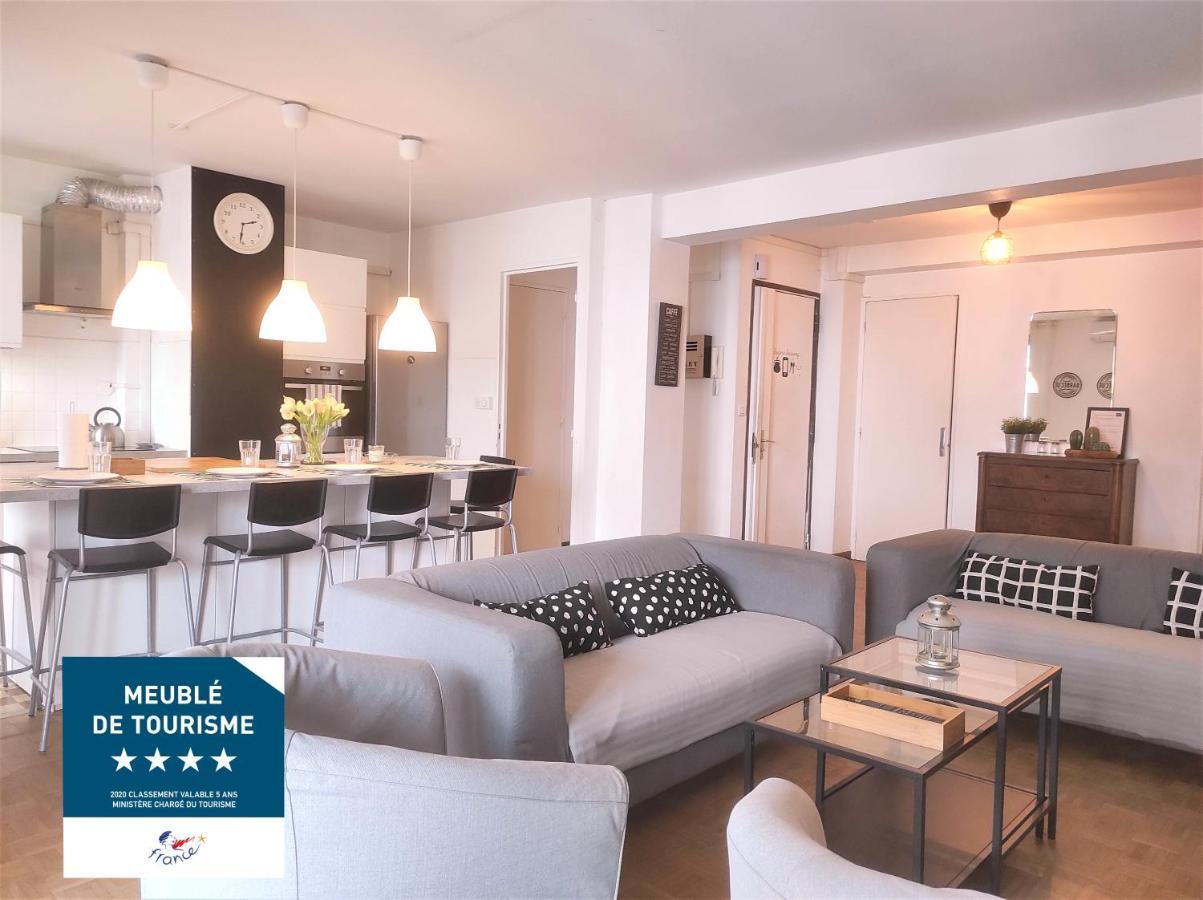 Apartamento Standing, 3 Chambres, Clim Et Garage Priv Proche Panier Et Terrasses Port Marsella